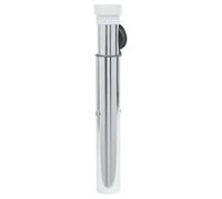 Base de parasol enterrée - Aluminium - Argenté - Compatible mât 40-50 mm - Dimensions 9x71 cm - Cylindrique