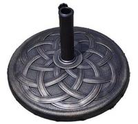 Costway Base De Parasol Rond En Résine Bronze Pied De Parasol Pour Diamètre De 38mm Ou 48mm Pour Terrasse, Cour, Jardin Multicolore
