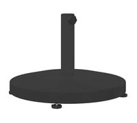 vidaXL Pied de parasol moderne Noir 48 x 48 x 32 cm – stable et résistant aux intempéries