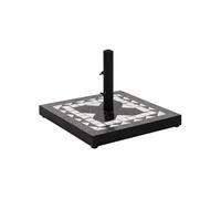 Base de parasol terre cuite rond 12 kg support de parasol vidaXL
