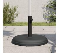 vidaXL Base de Parasol pour mâts Ø32/35/38 mm 25 kg Rond, Base de Parapluie, Support de Parasol, Base de Parasol de Patio, Support de Parapluie