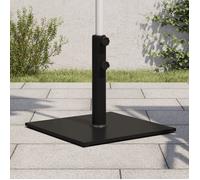 vidaXL Base de parasol pour mâts Ø32/38/48 mm 17 kg carré Noir