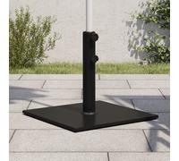 vidaXL Base de parasol pour mâts Ø32/38/48 mm 17 kg carré Noir