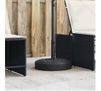 vidaXL Base de parasol pour mâts Ø38/48 mm 25 kg rond
