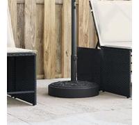 vidaXL Base de parasol pour mâts Ø38/48 mm 25 kg rond