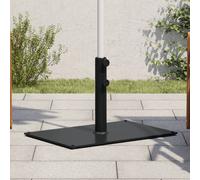 vidaXL Base de parasol pour mâts Ø32/38/48 mm 15 kg rectangulaire, base de parapluie, support de parasol, base de parasol de patio