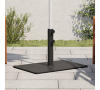 Base de parasol pour mâts Ø32 38 48 mm 15 kg rectangulaire