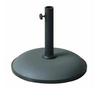 Base De Parasol Ronde En Ciment - Marbueno Summer - 41,5x35 Cm - 15 Kg - Gris - Compatible Ø30/35/38 Mm Multicolore