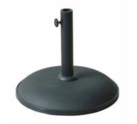 Base De Parasol Ronde En Ciment - Marbueno Summer - 41,5x35 Cm - 15 Kg - Noir - Compatible Ø30/35/38 Mm Multicolore