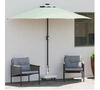 Base de parasol sur roues pour poteaux de Ø38 48mm Gris Granit 25 kg Rectangulaire