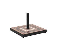 Base de parasol terre cuite rond 12 kg support de parasol vidaXL