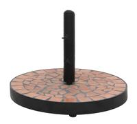 Base de parasol terre cuite rond 12 kg support de parasol vidaXL