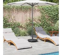 Base De Parasol Vidaxl Avec Roues Pour Poteaux Ø38-48 Mm De 13 Kg Rond