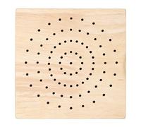 Base de peinture créative en bois avec clips de fixation sécurisés, option pour petites figurines et projets, support de modélisme, pince de peinture