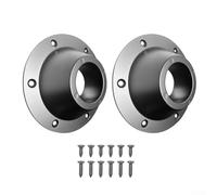 Base de pied de table amovible en aluminium avec structure multi-angle en alliage et piédestal résistant à la rotation pour bateau ou salle à manger pour camping-car (noir)