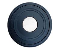 Base de plafonnier rond 30,5 cm Disque décoratif Noir | Finition noire élégante, style européen rétro, s'adapte à la décoration du salon, diamètre extérieur de 30 cm, surface lisse