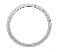 Base de plateau tournant Lazy Susan en alliage d'aluminium avec roulements rotatifs pour table de cuisine et de salle à manger permettant une rotation pratique et fluide à 360 degrés (40,6 cm)