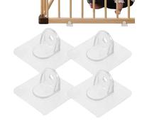 Base de playpen pour tout-petit, stabilisateur de Playpen | 4 Clips de fixation d'aspiration blanc de pack | Base de clôture Baffle de sécurité pour les tout-petits, support de stand polyvalent pour l