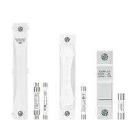 Base de porte-fusible photovoltaïque 20A 25A 30A, Rail Din DC 1000V 1500V PV(50A,1065 Fuse)