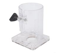 Base de pour Bois, pour accessoire de Fraisage Transparent en | Plastique Renforcé pour Dégauchisseuse 3700-1/3700-2/3700-3/3700-4, RT0701C et WU601, Trou