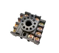 Base de prise relais intermédiaire PF083A 8 broches, PF113A 11 for DH48S ST3P AH3-3 MK2P JTX-2C H3CR, montage sur Rail(PF113A)