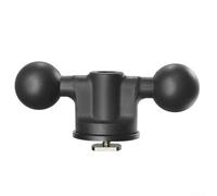 Base de rail à billes en plastique de 2,5 cm compatible avec RAM Mount avec fixation TBolt, avec vis en acier inoxydable et écrou en caoutchouc pour un verrouillage sécurisé