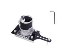 Base de rainurage en aluminium pour défonceuse à bois 65 mm Guide de coupe | 65 mm de diamètre intérieur, construction en alliage d'aluminium, résistant à l'usure, coupe précise des bords