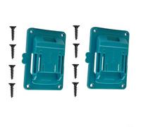 Base de rangement de batterie en plastique pour batteries lithium-ion bl1830 BL1840 14,4 V 18 V avec ajustement précis et quatre points de fixation pour une installation solide