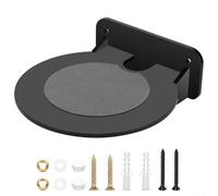 Base de rangement murale en acrylique pour enceinte HomePod - 17 x 16,5 x 6,5 cm - Noir