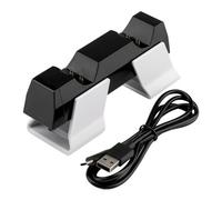 Base De Recharge Qubick ACP50032 PLAYSTATION 5 DualSense Noir Et Blanc