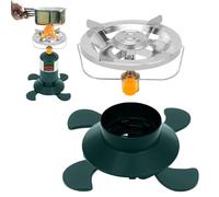 Base De Réchaud Camping - Base De Brûleur Pliante, Accessoire Cuisson Extérieure | Pieds Antidérapants Ajustables Robustes, Construction Compacte Transportable Avec Équilibre Fiable Pour