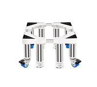 Base De RéFrigéRateur con 4/8 Roues Verrouillables Support pour Plateau Socle Lave-Vaisselles Longueur/Largeur 41-65cm Base TéLescopique pour Meubles Support Micro-Ondes Fours (25cm,4 Legs 4 Wheels)