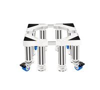 Base De RéFrigéRateur con 4/8 Roues Verrouillables Support pour Plateau Socle Lave-Vaisselles Longueur/Largeur 41-65cm Base TéLescopique pour Meubles Support Micro-Ondes Fours (20cm,8 Legs 4 Wheels)