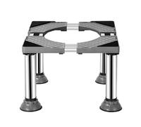 Base de Réfrigérateur Machine à Lave-vaisselle Réglable 50cm-67cm Socle Climatiseur autonome Base de Réfrigérateur Conception à Double Tube avec 4 Pieds pour faciliter le nettoyage Hauteur 30-33cm