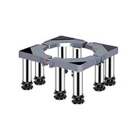 Base De RéFrigéRateur Machine à Laver Acier Inoxydable Base De RéFrigéRateur Socle Support Distributeur Automatique RéGlable 24-27cm pour Lave-Linge SèChe-Linge CongéLateur