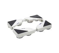 Base de Réfrigérateur Machine à Laver Réglable 35cm-56cm Socle Linge Sèche-linge avec 8 Pieds Réduction du Bruit Antichoc Effet Sèche-Linge Surélevé pour faciliter le nettoyage Hauteur4.5cm