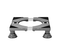 Base de Réfrigérateur Machine à Laver Réglable 50cm-67cm Socle Linge Base de Sèche-linge Conception à Double Tube avec 4 Pieds Réduction du Bruit Antichoc Effet Sèche-Linge Hauteur 11-13cm