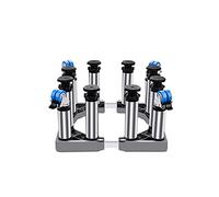 Base de RéFrigéRateur Machine à Laver Rouleaux pour appareils électroménagers Base de machine à laver Base de support de machine à laver Bases réglables Longueur/largeur 41-65 cm Support de