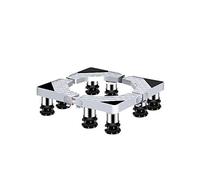 Base de RéFrigéRateur Machine à Laver Support de machine à laver robuste à 4/8/12 pieds, réglable, pour sèche-linge et réfrigérateur, longueur/largeur 40-65 cm, universel, pour cave à vin