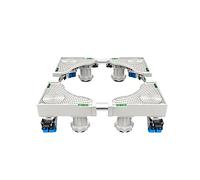 Base De RéFrigéRateur Mobile Machine à Laver Stent RéGlable Longueur/Largeur 40-68cm Base TéLescopique pour Meubles CuisinièRe AntidéRapant Chariot (4/8 Pied 4 Roues) (8 Legs 4 Wheels)