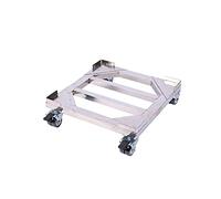 Base de Réfrigérateur RéSistant à L'Humidité Socle Lave Linge Machine à Laver Stent Support avec 4 Roues Largeur/Profondeur 40-60cm Chariot De Transport Réduction du Bruit (50 * 50cm)
