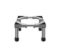 Base de RéFrigéRateur Support de base télescopique pour machine à laver, longueur/largeur 45-65 cm, support empilable pour lave-linge et sèche-linge, anti-vibrations, étagère de tambour renf
