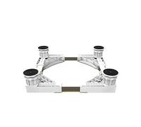 Base de RéFrigéRateur Support de machine à laver, sèche-linge, robuste, plateau de 52 à 67 cm, réglable, universel, pour lave-vaisselle, anti-vibrations, 4/6/8/16 pieds