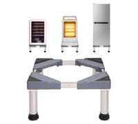 Base de Réfrigérateur Support Électroménager Réglable Hauteur 29-31 cm Base de Lave-vaisselle 50-75 cm avec 4 Pieds Robustes Charge 280 kg Pour Bahut CongéLateur Gris