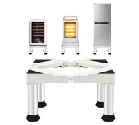 Base de Réfrigérateur Support Électroménager Réglable Hauteur 29-31 cm Base de Lave-vaisselle 50-75 cm avec 4 Pieds Robustes Charge 280 kg Pour Bahut CongéLateur Blanc