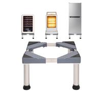 Base de Réfrigérateur Support Électroménager Réglable Hauteur 39-41 cm Base de Lave-vaisselle 50-75 cm avec 4 Pieds Robustes Charge 280 kg Pour Bahut CongéLateur Gris