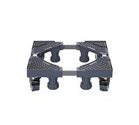 Base De RéFrigéRateur Sur Roulettes Socle Lave Linge Machine à Laver RéGlage Largeur/Profondeur 52-74cm Support Lave Linge Seche Linge Base TéLescopique pour Meubles (H:9-13cm) (4 Legs 4 Wheels)