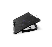 CoolBox Base de refroidissement portable COO-NCP17-V5 5 ventilateurs LED, réglable 4 positions Noir
