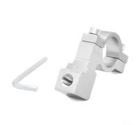 Base de rétroviseur blanc pour moto électrique avec cadre fixe stable et ouverture de 8 mm (1 pièce, blanc)