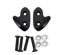 Base de Rétroviseur pour Moto pour R1 2015-2019, PSLER Base D'ailettes de Rétroviseur Latéral Cache Décoratif de Remplacement Accessoires pour Motos(Noir)